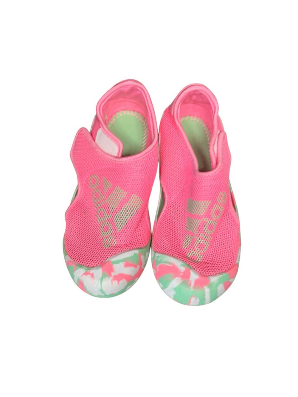 adidas Kids Pink Slip-On Athletic Shoes US 11
